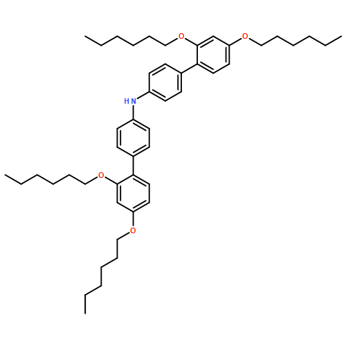 [1,1'-Biphenyl]-4-amine, N-[2',4'-bis(hexyloxy)[1,1'-biphenyl]-4-yl]-2',4'-bis(hexyloxy)- 
