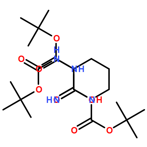 11-Oxa-2,4,9-triazatridecanoic acid, 8-carboxy-4-[(1,1-dimethylethoxy)carbonyl]-3-imino-12,12-dimethyl-10-oxo-, 1-(1,1-dimethylethyl) ester, (8S)-