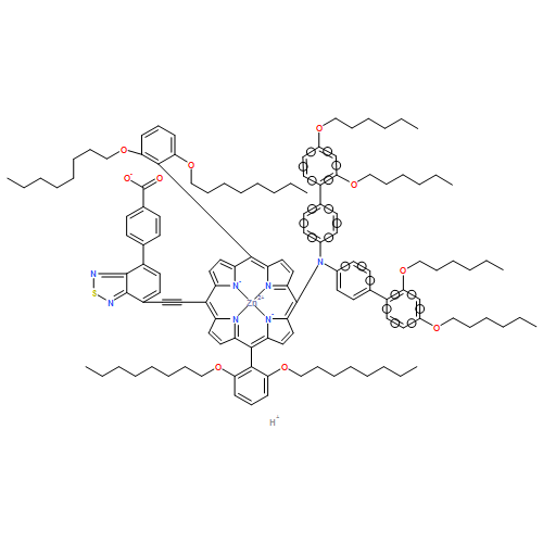Zincate(1-), [4-[7-[2-[15-[bis[2',4'-bis(hexyloxy)[1,1'-biphenyl]-4-yl]amino]-10,20-bis[2,6-bis(octyloxy)phenyl]-21H,23H-porphin-5-yl-