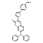 Benzaldehyde, 4-[5-[7-(diphenylamino)-2-oxo-2H-1-benzopyran-3-yl]-2-thienyl]-