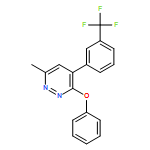 Pyridazine, 6-methyl-3-phenoxy-4-[3-(trifluoromethyl)phenyl]-