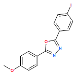 1,3,4-Oxadiazole, 2-(4-iodophenyl)-5-(4-methoxyphenyl)-