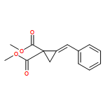 1,1-Cyclopropanedicarboxylic acid, 2-(phenylmethylene)-, 1,1-dimethyl ester, (2E)-