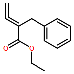 Benzenepropanoic acid, α-ethenylidene-, ethyl ester