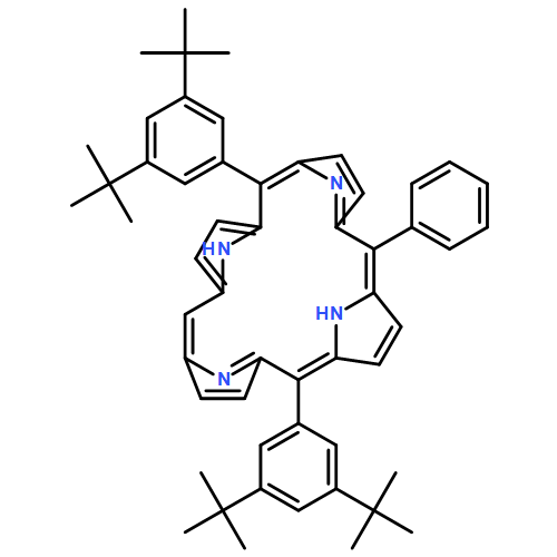 21H,23H-Porphine, 5,15-bis[3,5-bis(1,1-dimethylethyl)phenyl]-10-phenyl-