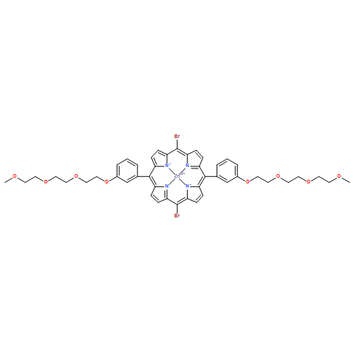 Zinc, [5,15-dibromo-10,20-bis[3-[2-[2-(2-methoxyethoxy)ethoxy]ethoxy]phenyl]-21H,23H-porphinato(2-)-κN21,κN22,κN23,κN24]-, (SP-4-1)-
