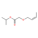 Acetic acid, (2-butenyloxy)-, 1-methylethyl ester, (Z)-