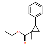 Cyclopropanecarboxylic acid, 1-methyl-2-phenyl-, ethyl ester, (1R,2S)-rel-