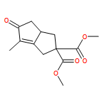 2,2(1H)-Pentalenedicarboxylic acid, 3,3a,4,5-tetrahydro-6-methyl-5-oxo-, 2,2-dimethyl ester