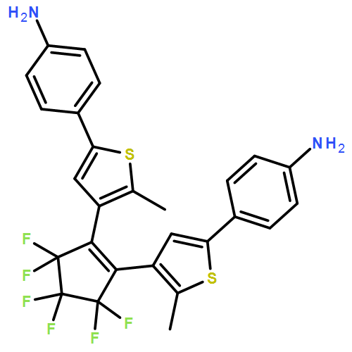 Benzenamine, 4,4'-[(3,3,4,4,5,5-hexafluoro-1-cyclopentene-1,2-diyl)bis(5-methyl-4,2-thiophenediyl)]bis-
