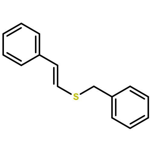 Benzene, [[(2-phenylethenyl)thio]methyl]-, (E)-