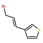 Thiophene, 3-(3-bromo-1-propenyl)-, (E)-