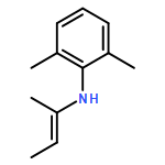 Benzenamine, 2,6-dimethyl-N-(1-methyl-1-propenyl)-, (E)-