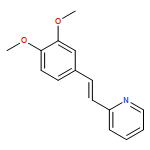 Pyridine, 2-[2-(3,4-dimethoxyphenyl)ethenyl]-, (E)-