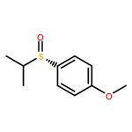Benzene, 1-methoxy-4-[(1-methylethyl)sulfinyl]-, (S)-