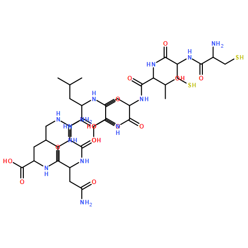 L-Arginine, L-cysteinyl-L-cysteinyl-L-threonyl-L-α-glutamyl-L-seryl-L-leucyl-L-valyl-L-asparaginyl-