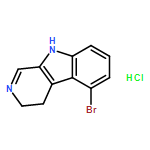 3H-Pyrido[3,4-b]indole, 5-bromo-4,9-dihydro-, monohydrochloride