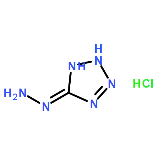 5H-Tetrazol-5-one, 1,2-dihydro-, hydrazone, monohydrochloride