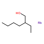 1-Hexanol, 2-ethyl-, rubidium salt