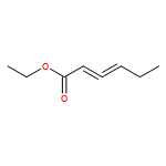 2,3-Hexadienoic acid, ethyl ester
