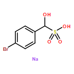 Benzenemethanesulfonic acid, 4-bromo-a-hydroxy-, monosodium salt