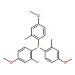 Phosphine, tris(4-methoxy-2-methylphenyl)-
