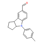 Cyclopent[b]indole-7-carboxaldehyde, 1,2,3,3a,4,8b-hexahydro-4-(4-methylphenyl)-