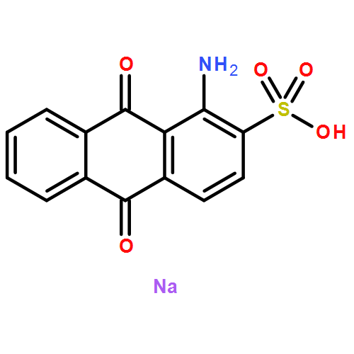 2-Anthracenesulfonic acid, 1-amino-9,10-dihydro-9,10-dioxo-, sodium salt (1:1)