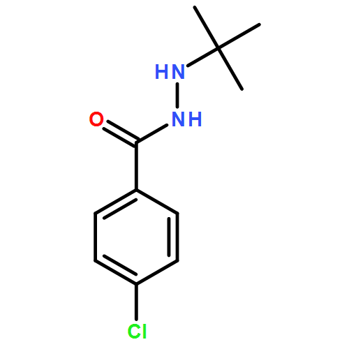 Benzoic acid, 4-chloro-, 2-(1,1-dimethylethyl)hydrazide