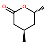 2H-Pyran-2-one, tetrahydro-4,6-dimethyl-, (4R,6R)-rel-