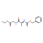 Glycine, N-[N-[(phenylmethoxy)carbonyl]-L-alanyl]-, ethyl ester