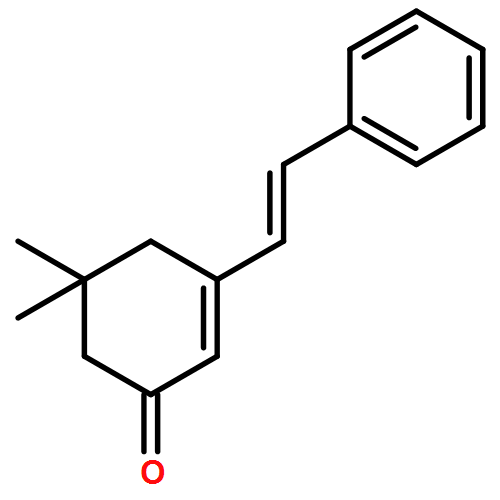 2-Cyclohexen-1-one, 5,5-dimethyl-3-(2-phenylethenyl)-, (E)-