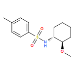 Benzenesulfonamide, N-[(1R,2R)-2-methoxycyclohexyl]-4-methyl-, rel-