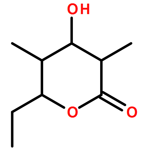 2H-Pyran-2-one, 6-ethyltetrahydro-4-hydroxy-3,5-dimethyl-, (3R,4S,5R,6R)-