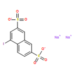 2,7-Naphthalenedisulfonic acid, 4-iodo-, disodium salt