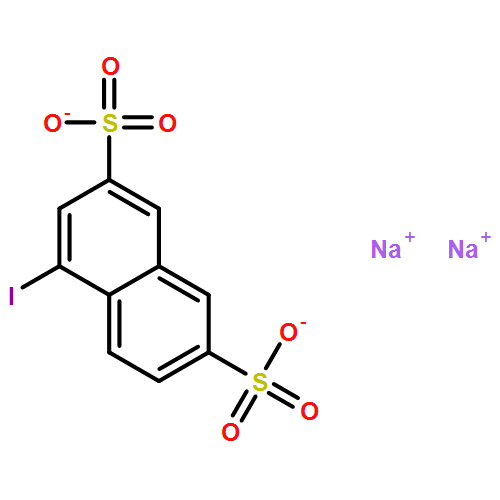 2,7-Naphthalenedisulfonic acid, 4-iodo-, disodium salt