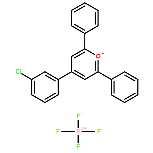 Pyrylium, 4-(3-chlorophenyl)-2,6-diphenyl-, tetrafluoroborate(1-) (1:1)