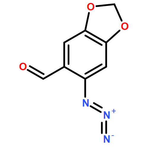 1,3-Benzodioxole-5-carboxaldehyde, 6-azido-