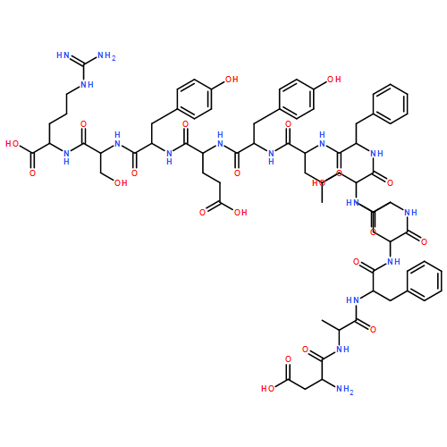 L-Arginine, L-α-aspartyl-L-alanyl-L-phenylalanyl-L-leucylglycyl-L-seryl-L-phenylalanyl-L-leucyl-L-tyrosyl-L-α-glutamyl-L-tyrosyl-L-seryl-