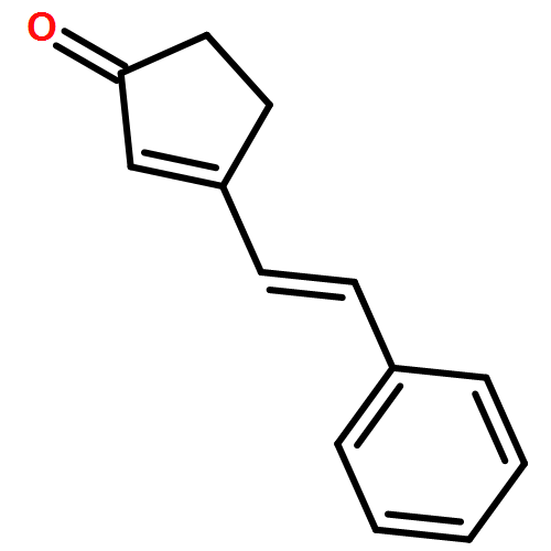 2-Cyclopenten-1-one, 3-(2-phenylethenyl)-, (E)- (9CI)