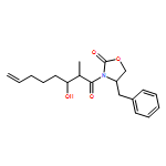 2-Oxazolidinone, 3-[(2R,3S)-3-hydroxy-2-methyl-1-oxo-7-octen-1-yl]-4-(phenylmethyl)-, (4R)-