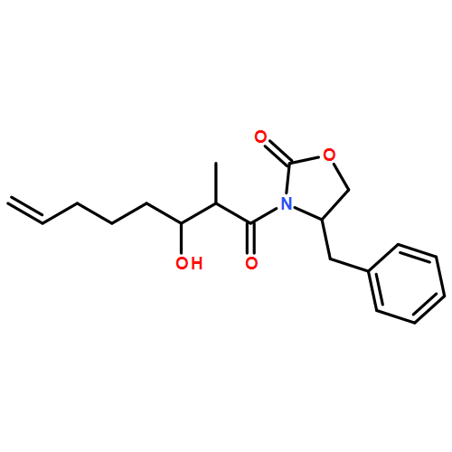 2-Oxazolidinone, 3-[(2R,3S)-3-hydroxy-2-methyl-1-oxo-7-octen-1-yl]-4-(phenylmethyl)-, (4R)-