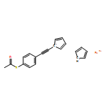 Ferrocene, [2-[4-(acetylthio)phenyl]ethynyl]-