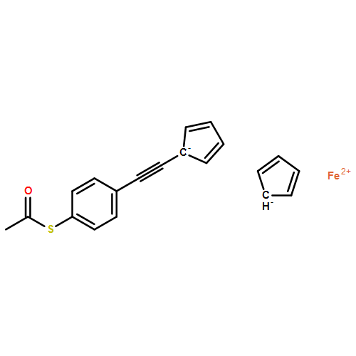 Ferrocene, [2-[4-(acetylthio)phenyl]ethynyl]-