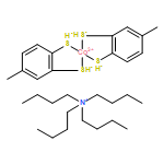 1-Butanaminium, N,N,N-tributyl-, (SP-4-1)-bis[4-methyl-1,2-benzenedithiolato(2-)-κS1,κS2]cobaltate(1-) (1:1)