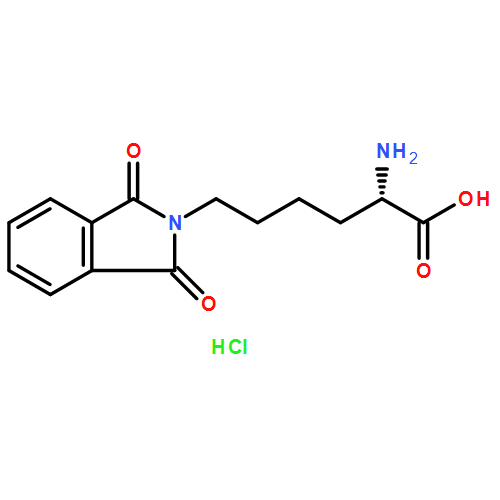 2H-Isoindole-2-hexanoic acid, α-amino-1,3-dihydro-1,3-dioxo-, monohydrochloride, (αS)- (9CI)