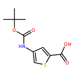 2-Thiophenecarboxylic acid, 4-[[(1,1-dimethylethoxy)carbonyl]amino]-