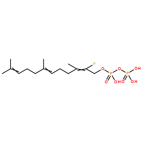 Diphosphoric acid, mono(2-fluoro-3,7,11-trimethyl-2,6,10-dodecatrienyl) ester (9CI)