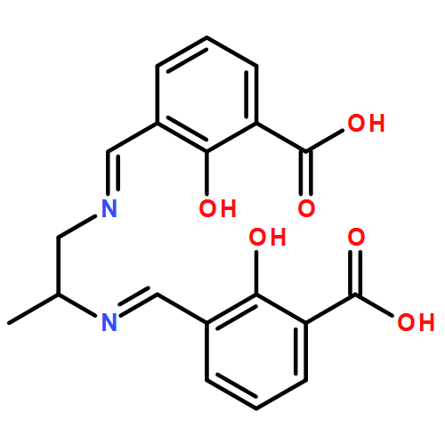 Benzoic acid, 3,3'-[(1-methyl-1,2-ethanediyl)bis(nitrilomethylidyne)]bis[2-hydroxy-