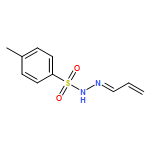 Benzenesulfonic acid, 4-methyl-, 2-propenylidenehydrazide